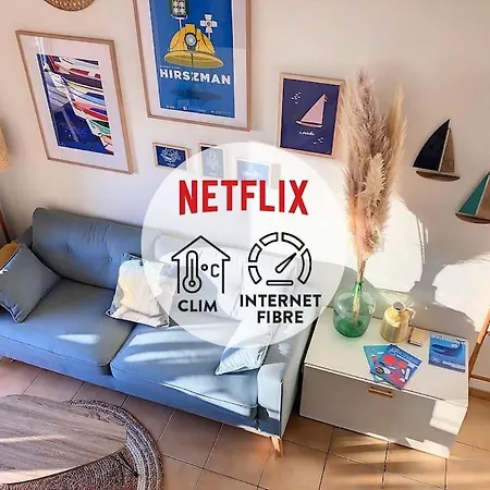 Duplex Cosy A 4 Min Des Plages Lägenhet *